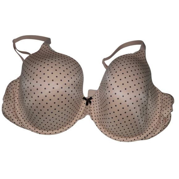 Victorias Secret Body by Victoria 38DD Polka Dot Lined Perfect Coverage Bra Pink - Picture 4 of 10